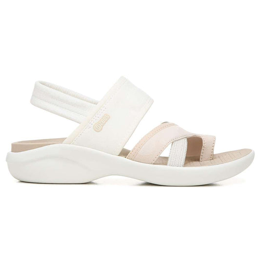 Call Me Sandal - White Fabric