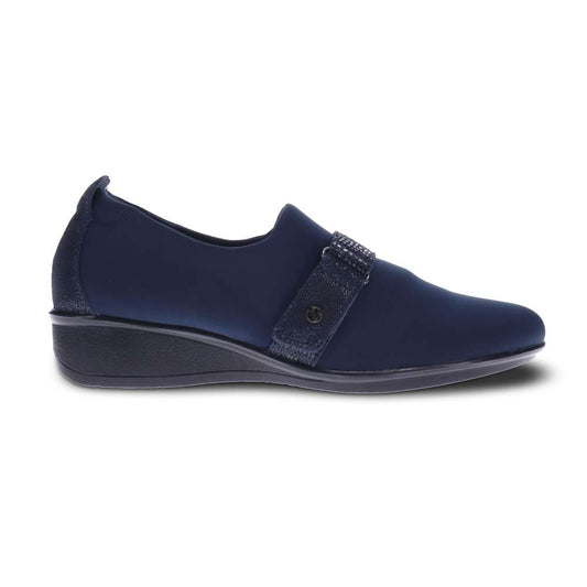 Genoa Stretch Loafer - Navy