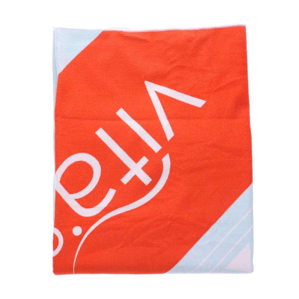 Vitasole Beach Towel - Lt Blue/Apricot