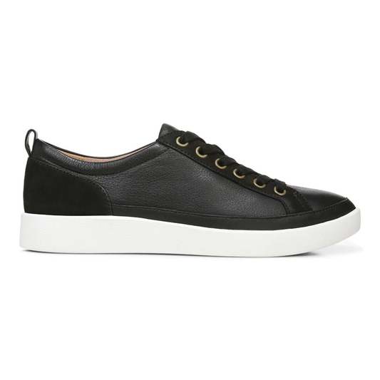 Winny Lace-Up Sneaker - Black Leather Nubuck