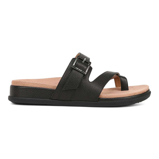 Carmela Slide Sandal - Black