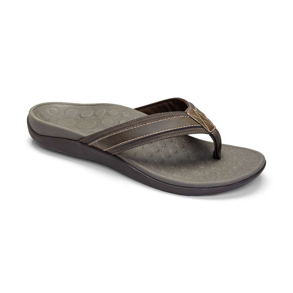 Men's Tide Toe Post Sandal - Brown