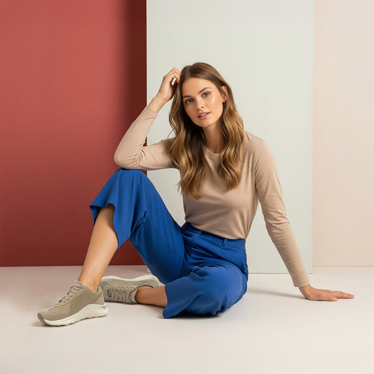 Lifestyle image for Elise Casual Sneaker - Tan
