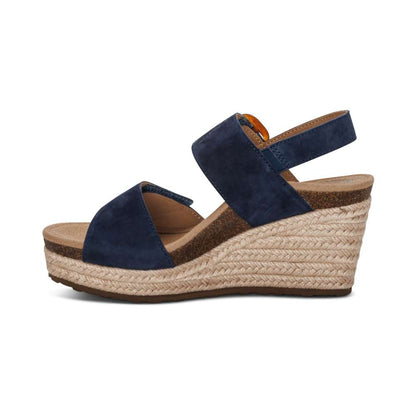 Ashley Wedges - Navy