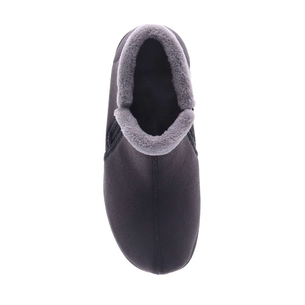 Dahlia Slipper - Dark Grey