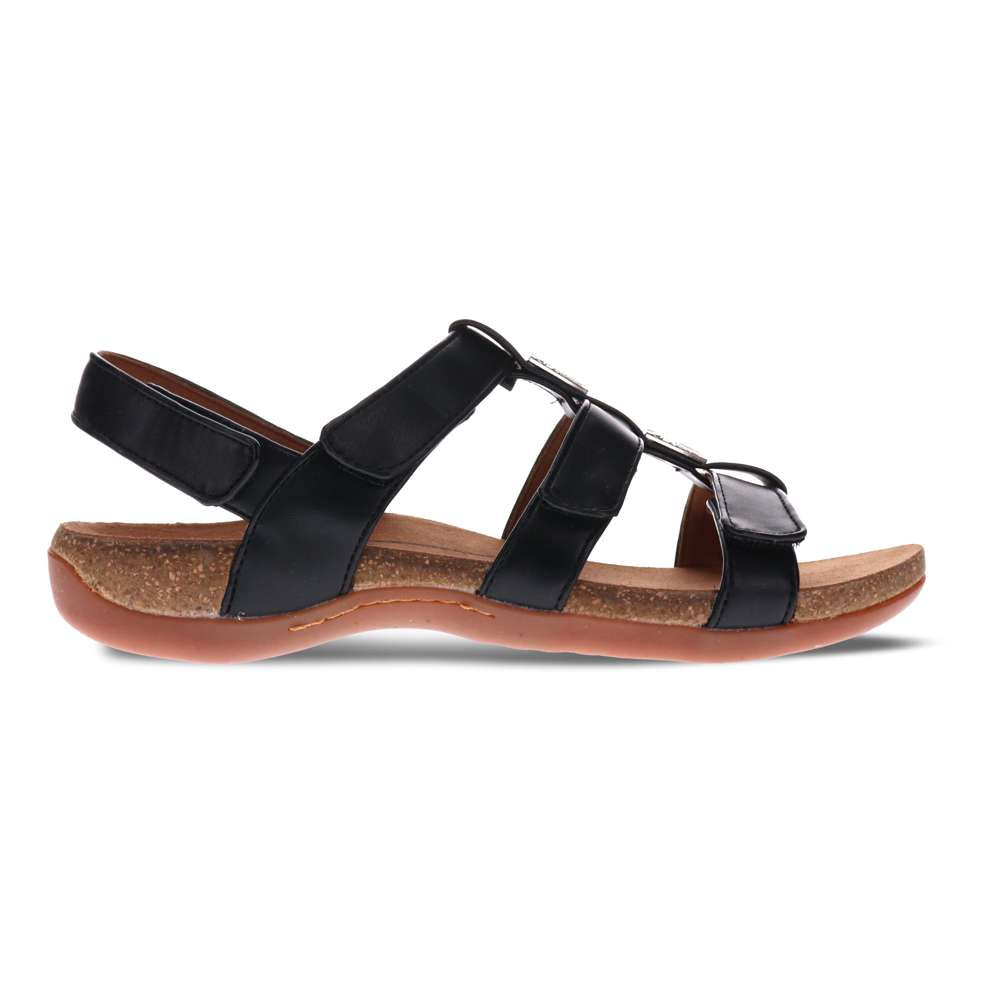 Acton Adjustable Sandal - Black