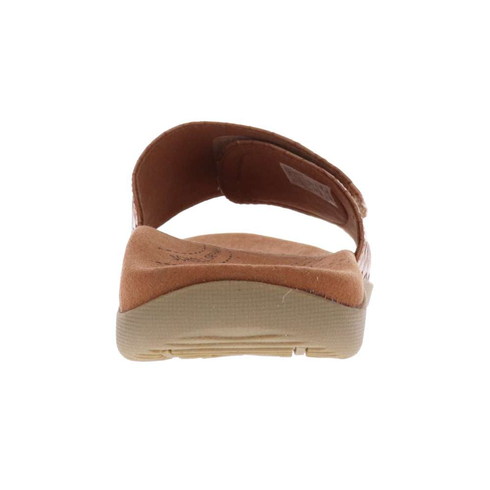 Samos Weave Slide Sandal - Brown