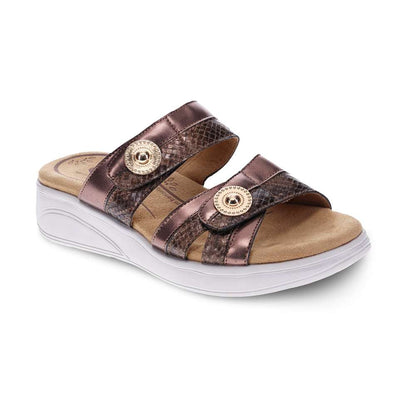Sarah Slide Sandal - Bronze