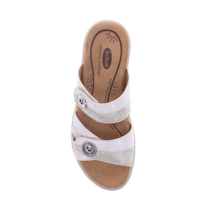 Sarah Slide Sandal - White