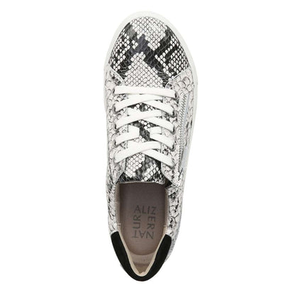 Macayla Casual Sneaker - Black/White Snake