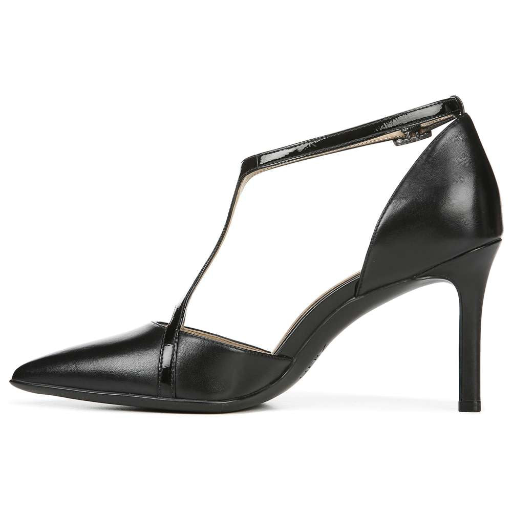 Andrea T-Strap Heel - Black
