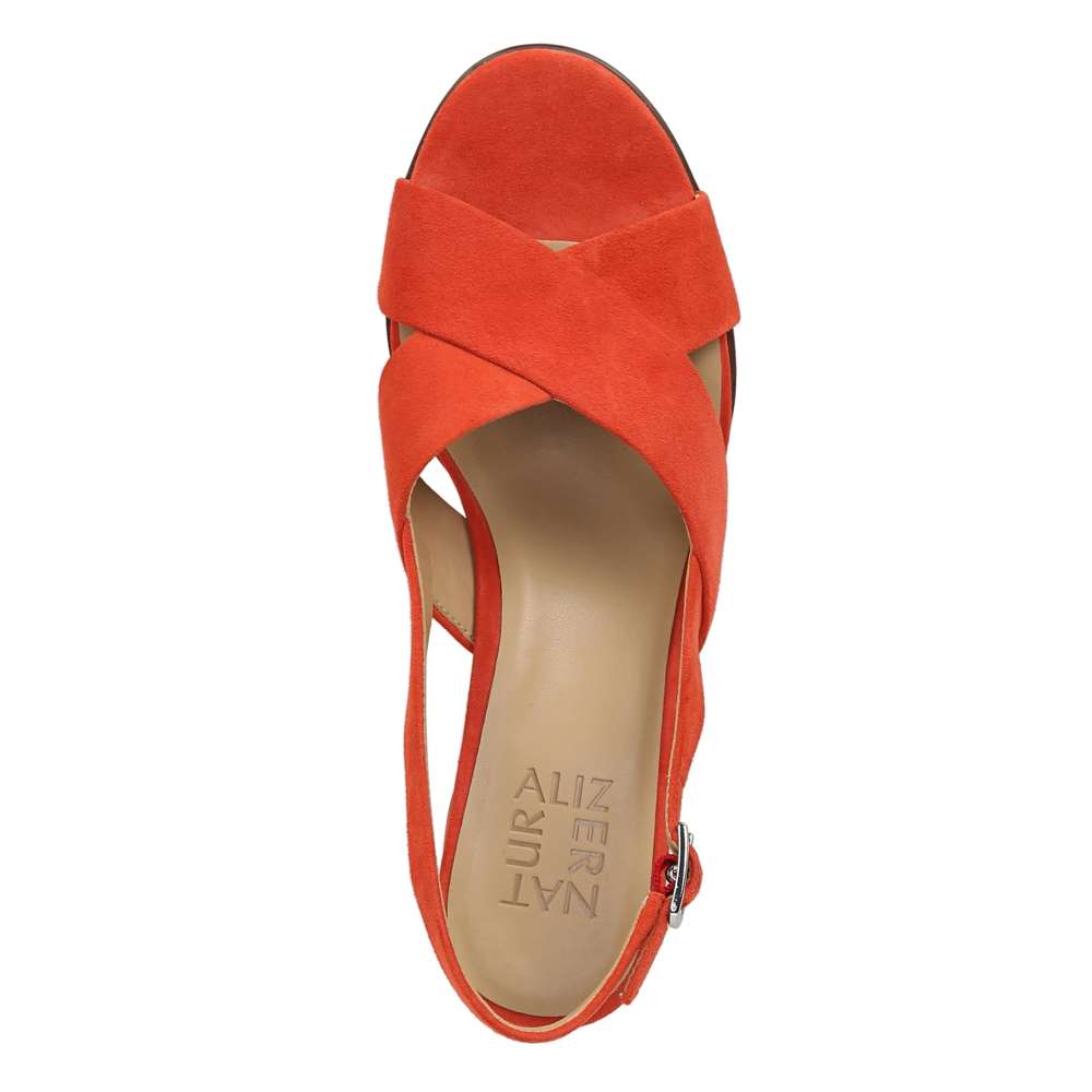 Azalea Block Heel - Mango Spice