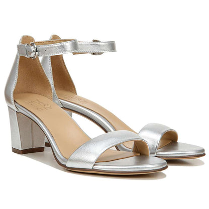 Vera Dress Sandal - Silver Leather