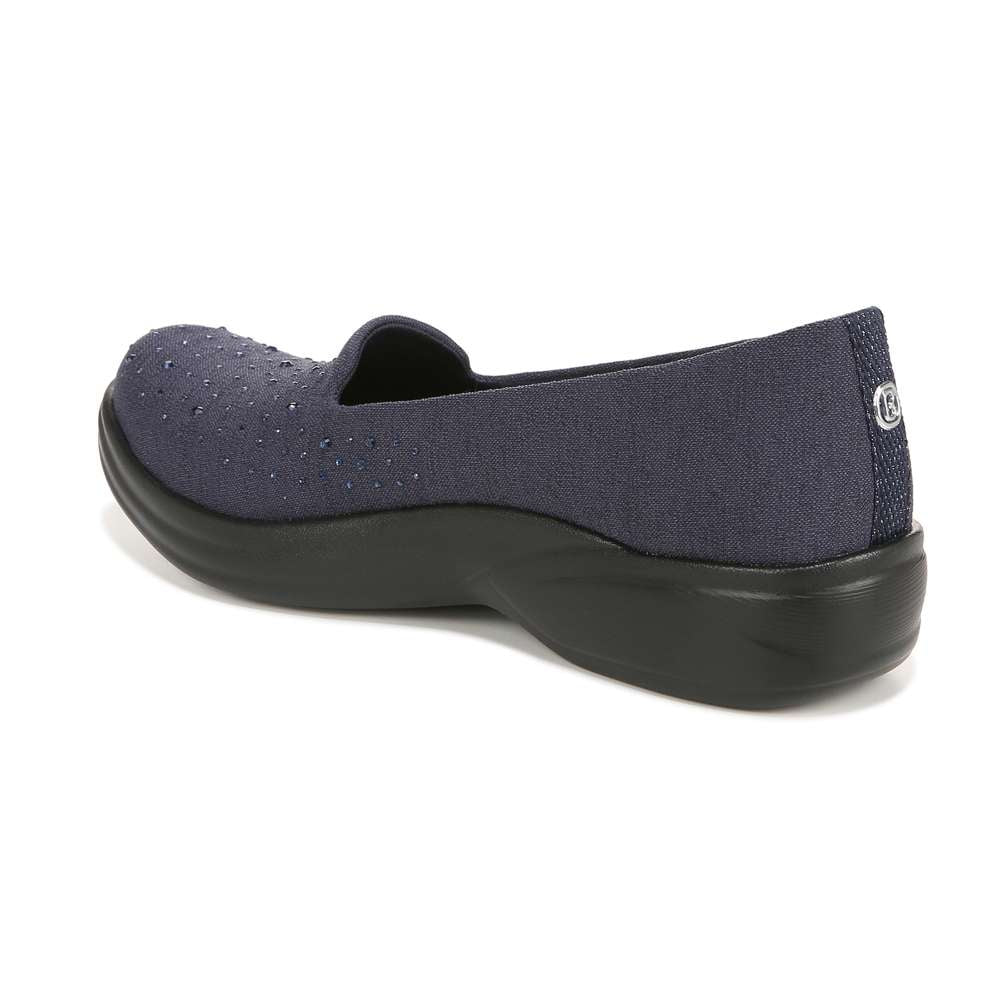 Poppyseed 3 Slip-On - Navy Blazer Rhinestone