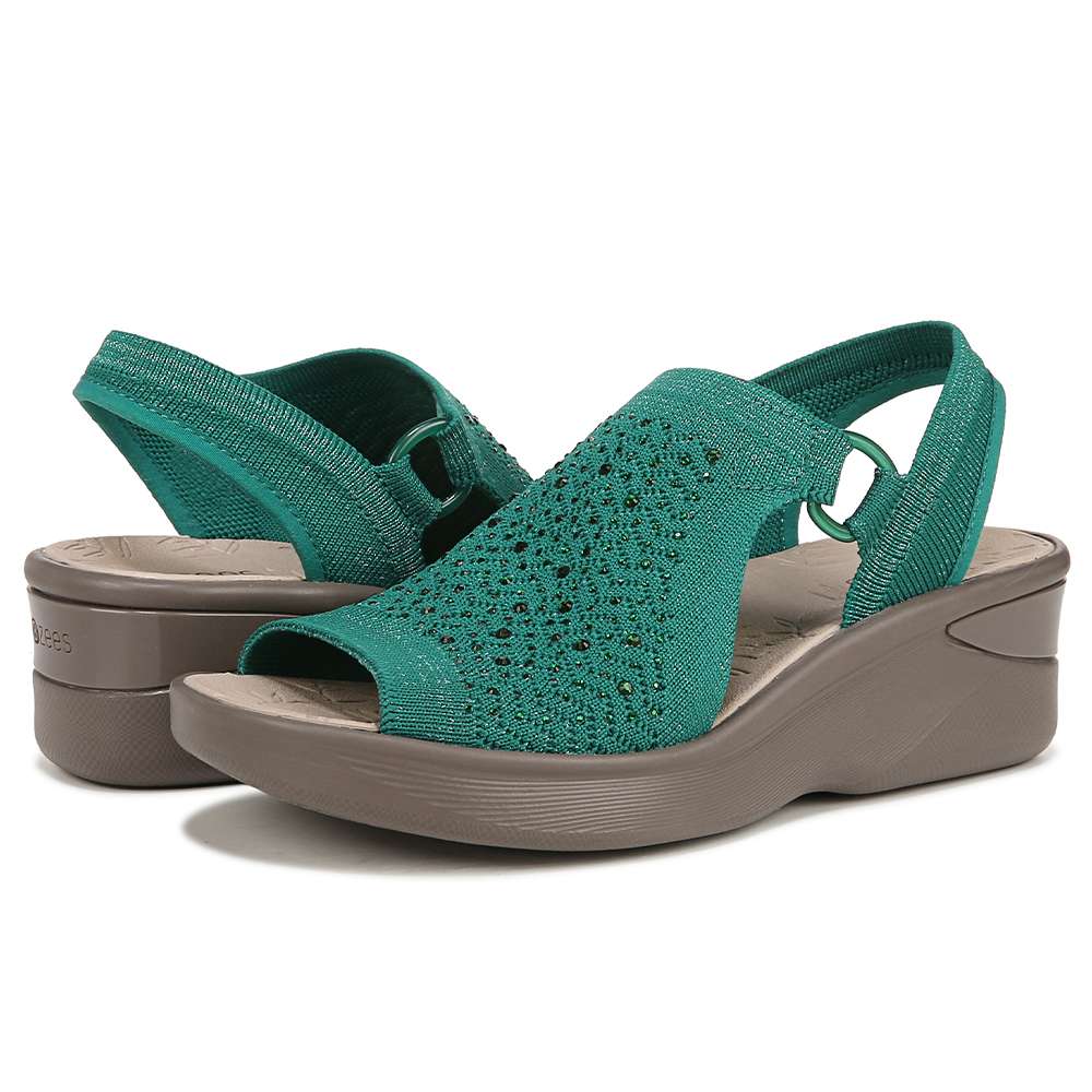 Star Bright Sandal - Sea Green