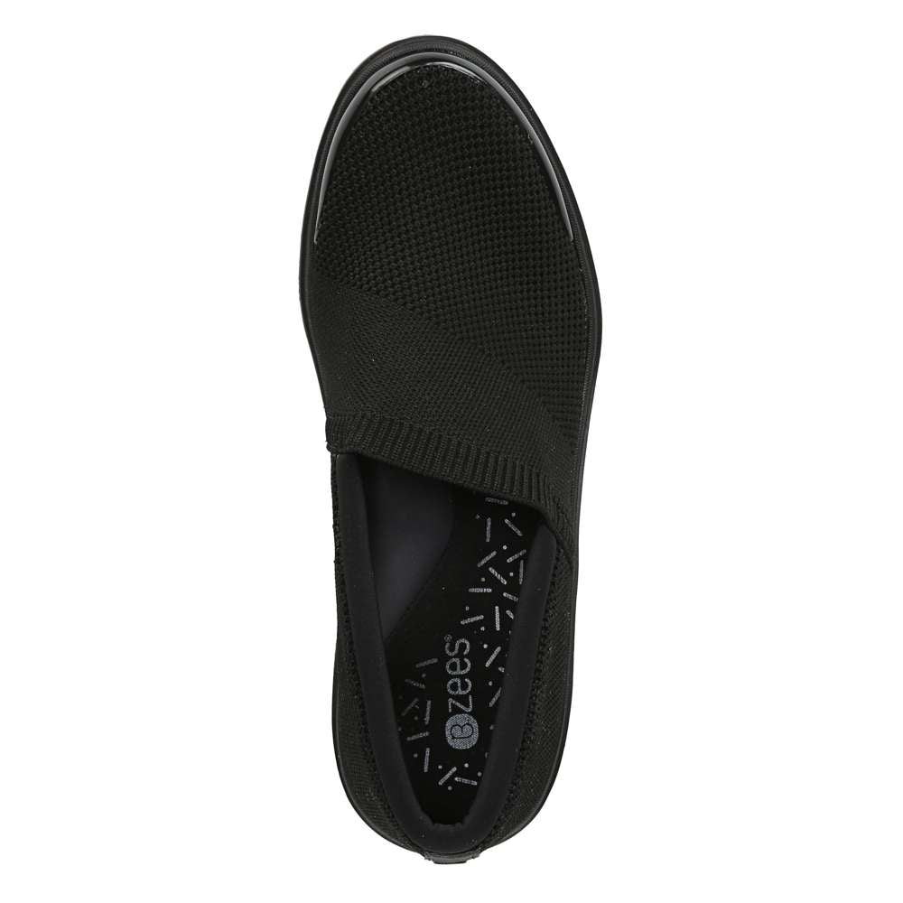 Tiramisu Slip-On Wedge - Black