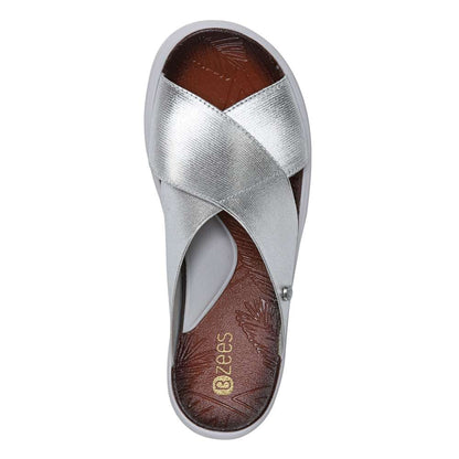 Vista Wedge Sandal - Silver