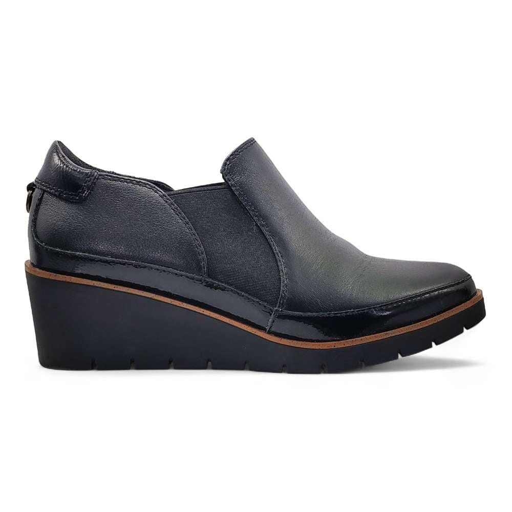 Mykonos Wedge Loafer - Black