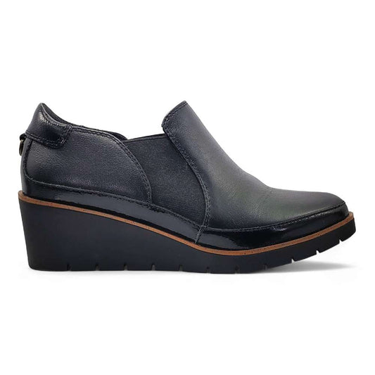 Mykonos Wedge Loafer - Black