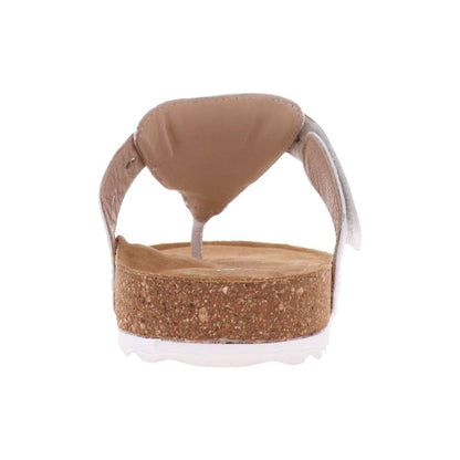 Brenda Toe Post Sandal - White