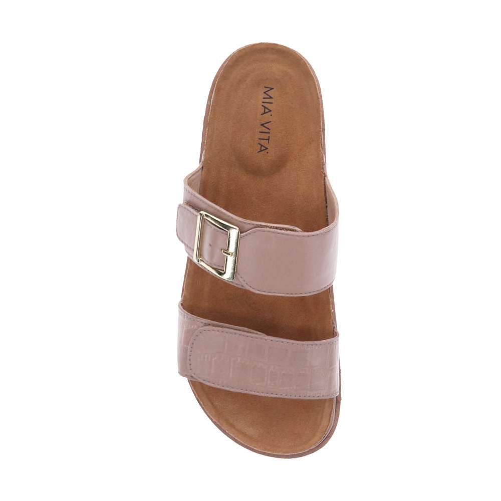 Simone Slide Sandal - Camel Croc