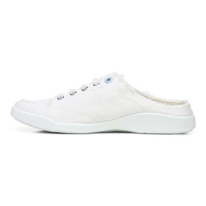 Breeze Mule Sneaker - White Canvas