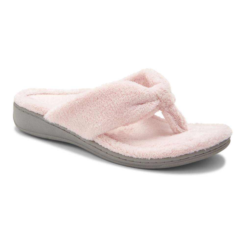 Gracie Toe Post Slipper - Pink