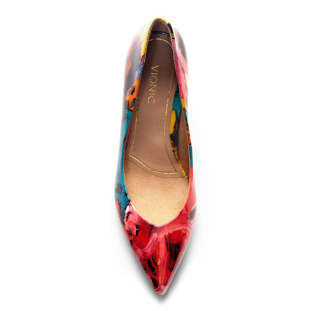 Josie Kitten Heel - Black Floral