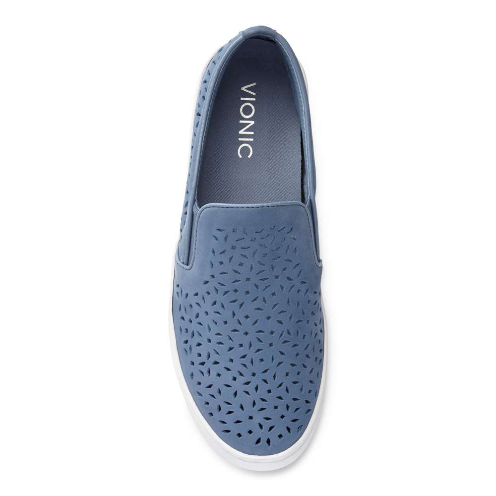 Midi Perf Slip-On Sneaker - Light Blue