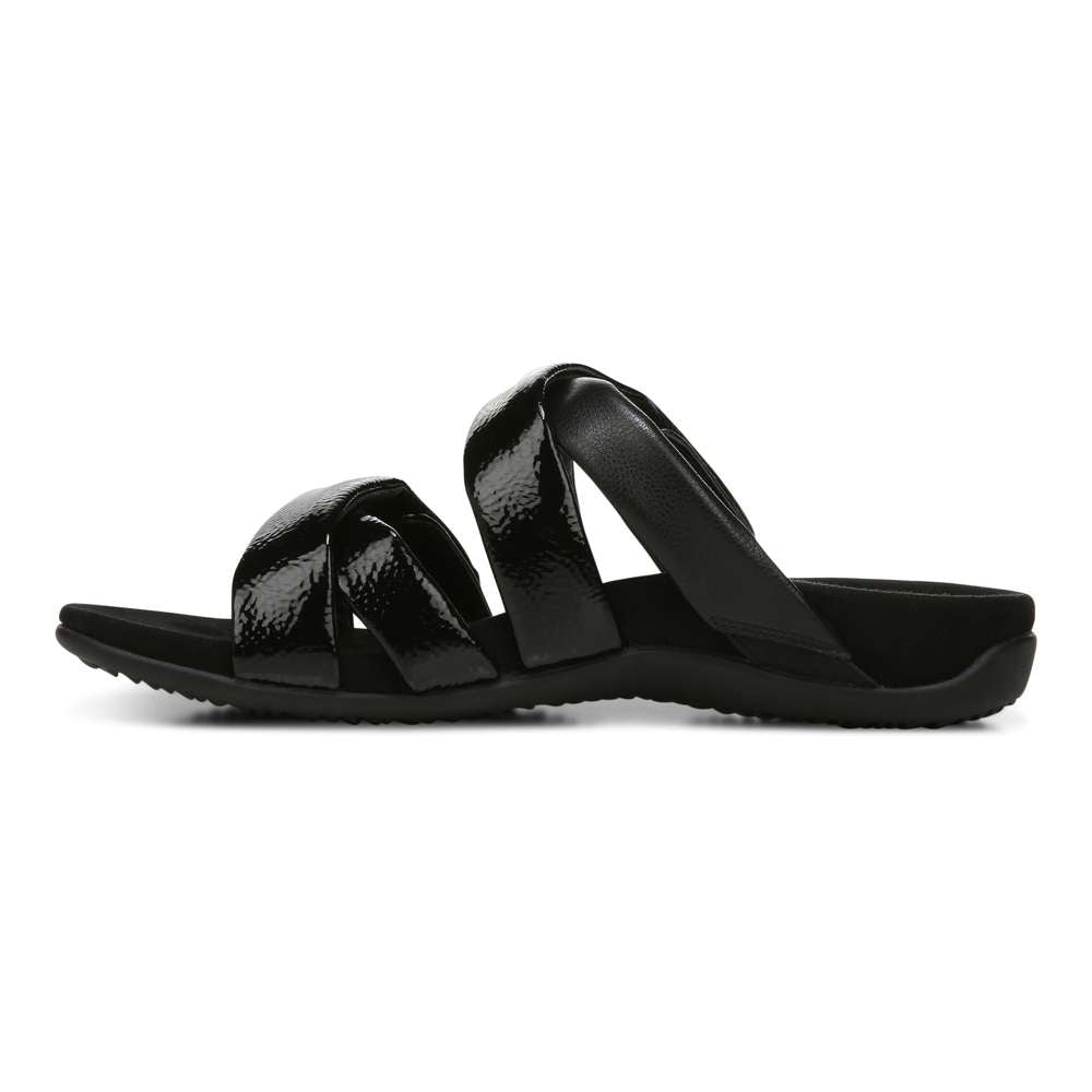 Hadlie Slide Sandal - Black