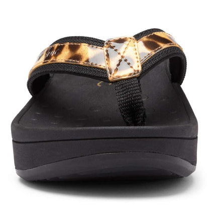 High Tide Platform Sandal - Tan Leopard