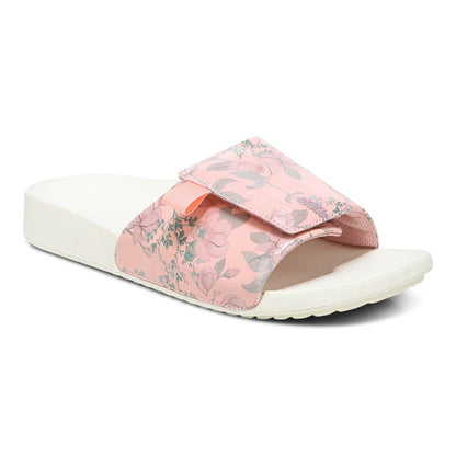 Keira Slide Sandal - Peach