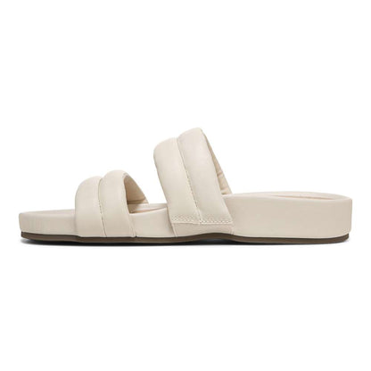 Mayla Slide Sandal - Cream