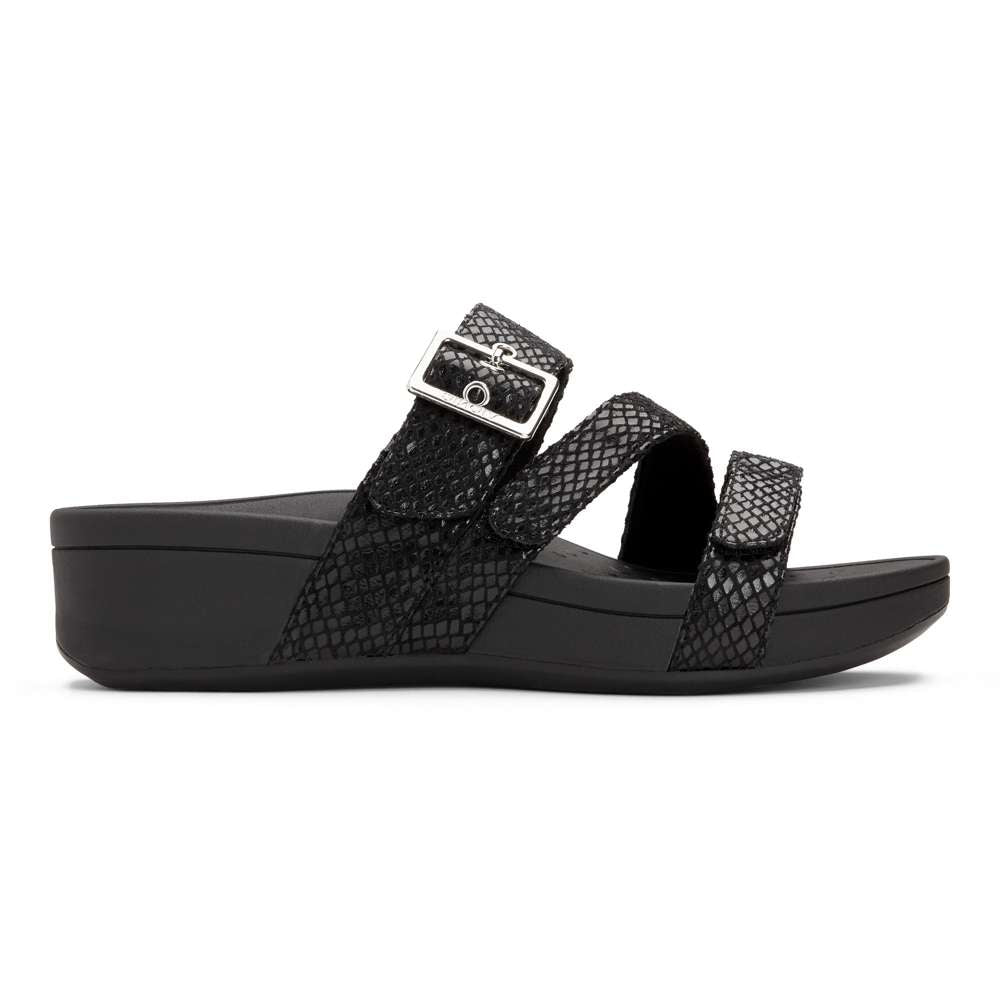 Rio Platform Sandal - Black Snake
