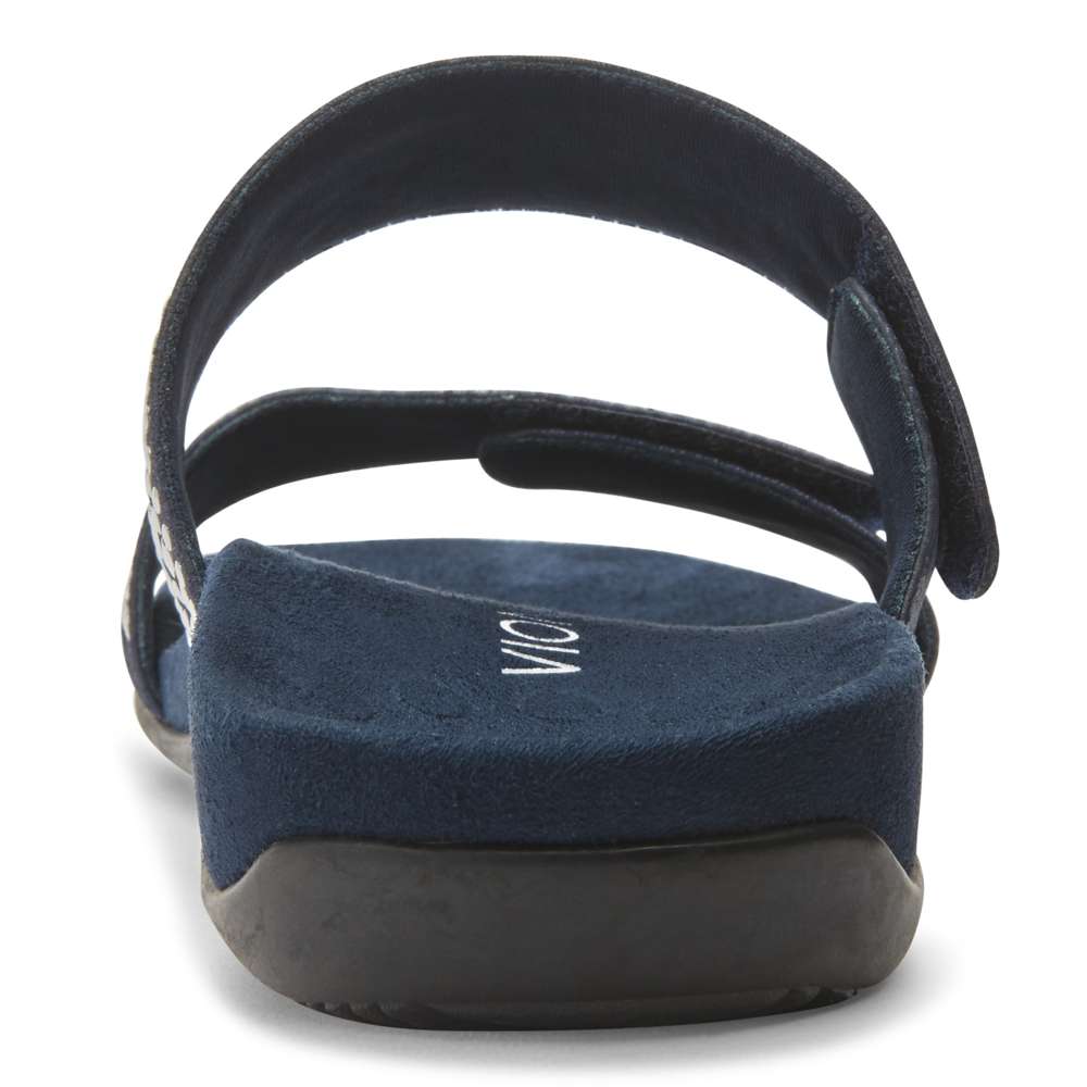 Samoa Slide Sandal - Navy