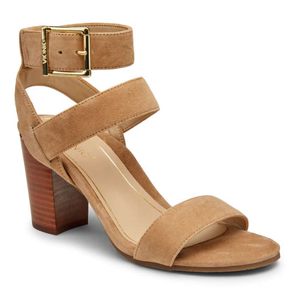 Sofia Heeled Sandal - Wheat